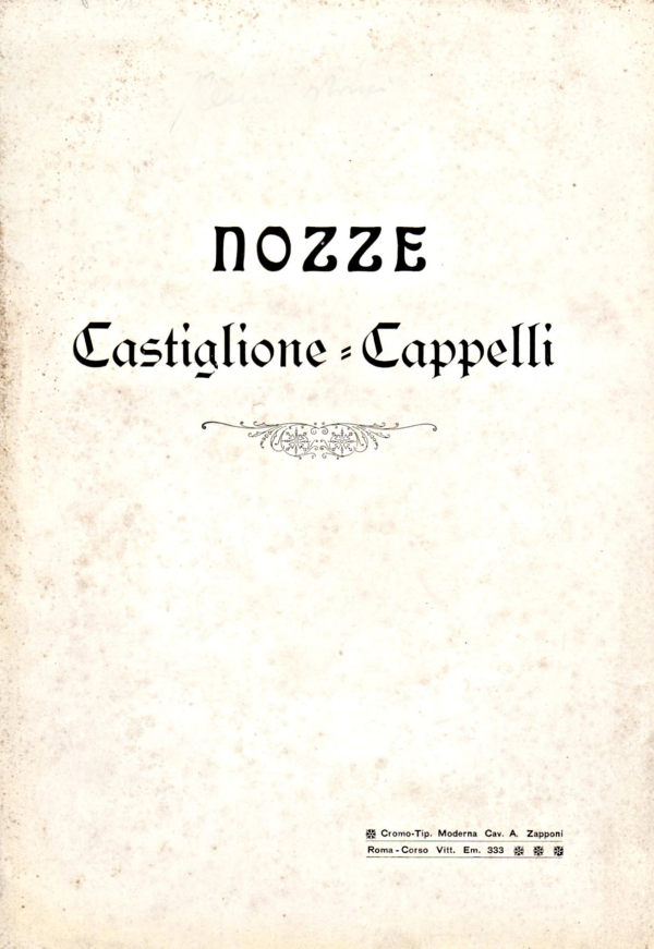 Nozze Castiglione-Cappelli