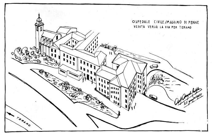 progetto ospedale 1955