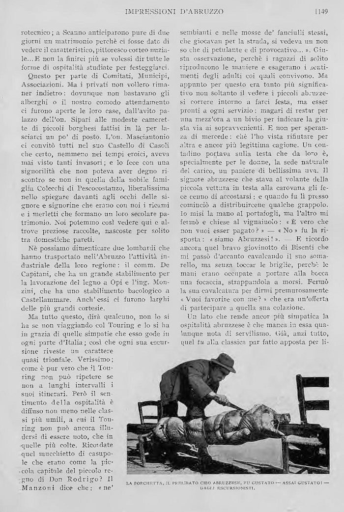 Le vie d'Italia 'Novembre 1922'
