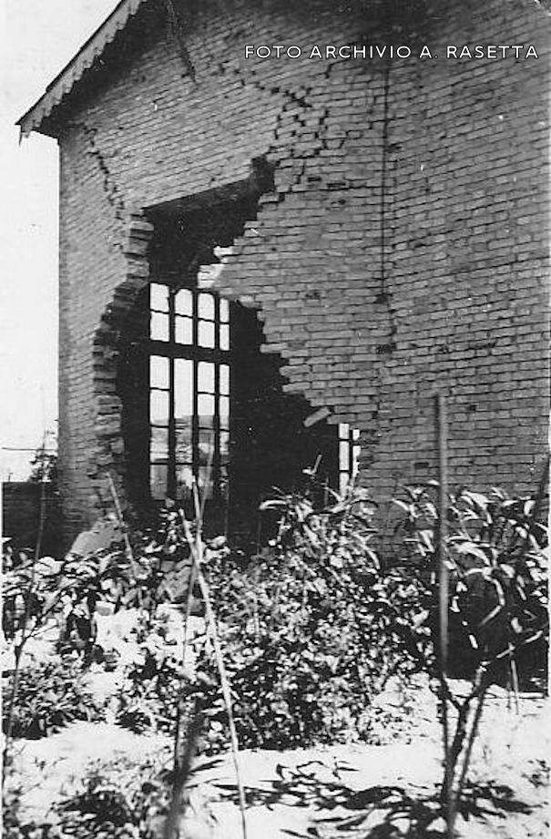 Stazione di Penne, 22 giugno 1943 - Urto contro il muro della rimessa