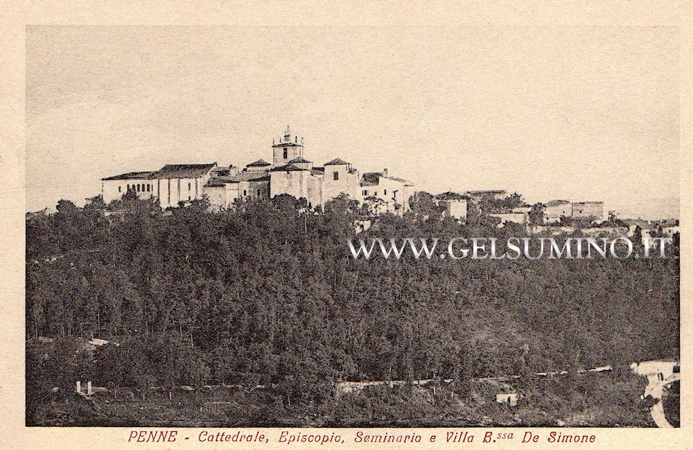 Duomo e parco De Simone - anno 1918