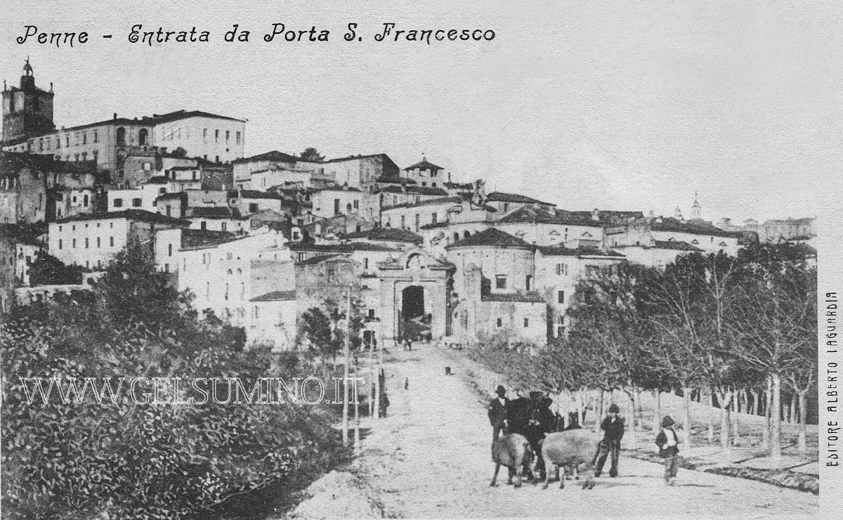 Porta San Francesco - Cartolina viaggiata anno 1905