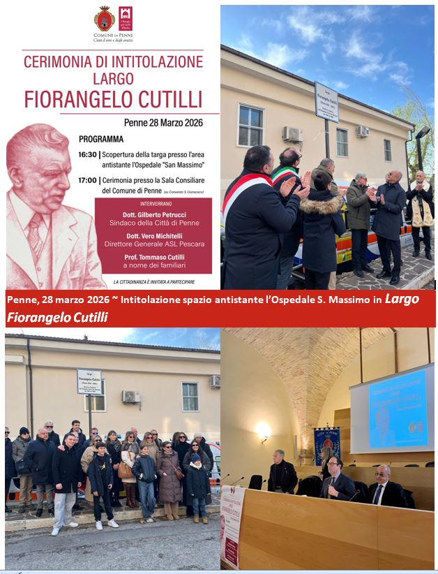 Intitolazione Largo Fiorangelo Cutilli 