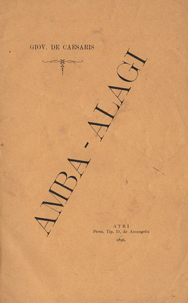 AMBA ALAGI ~ Anno 1896