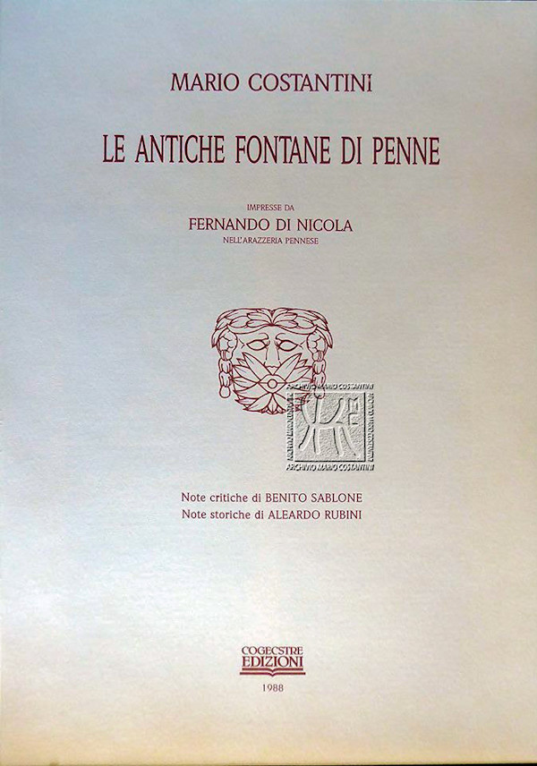 LE ANTICHE FONTANE DI PENNE ~ Anno 1988