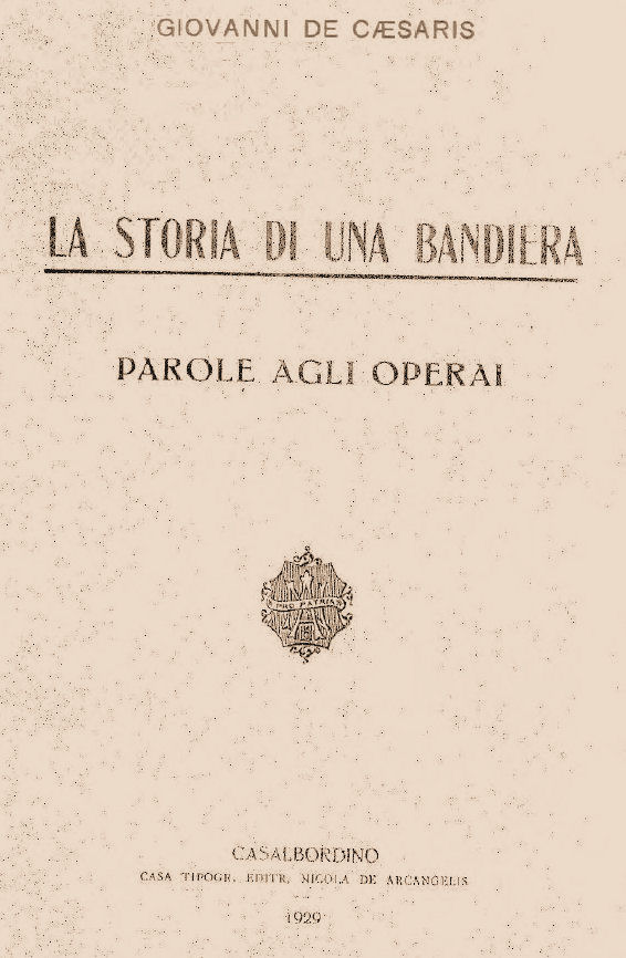 LA STORIA DI UNA BANDIERA ~ Anno 1929