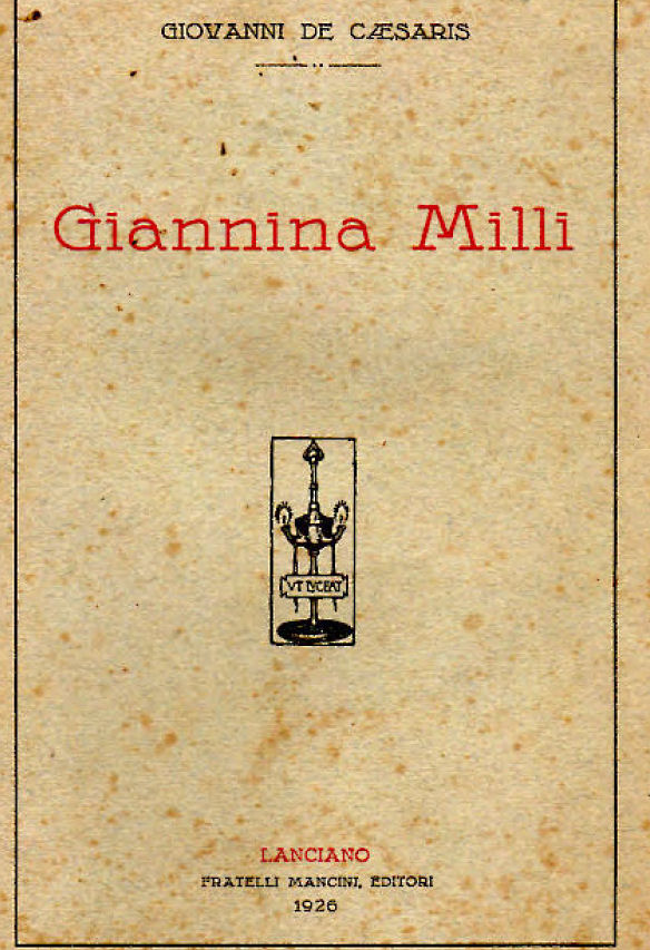 GIANNINA MILLI ~ Anno 1926