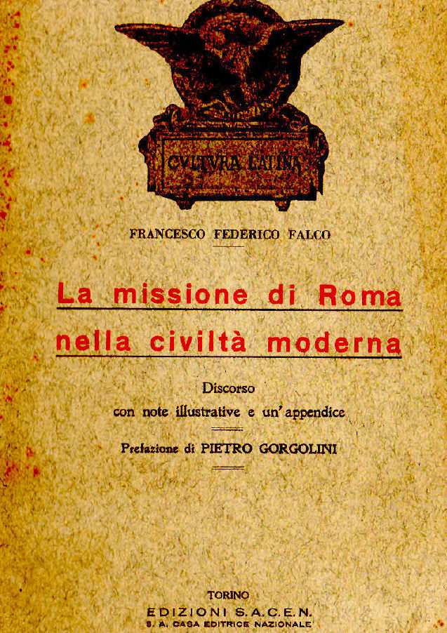 La missione di Roma nella civiltà moderna  ~ Anno 1929