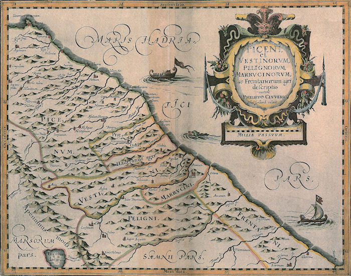 cartina geografica del 1624