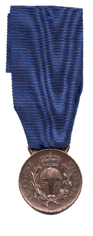 Medaglia di Bronzo nominativa al Valor Militare