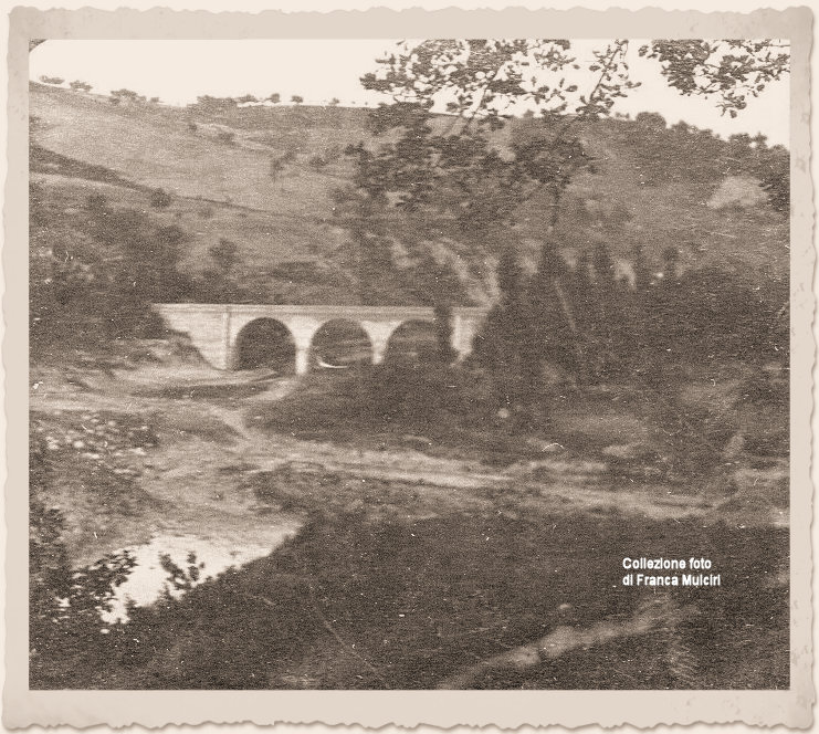 Ponte sul fiume Tavo ~ Anno 1914