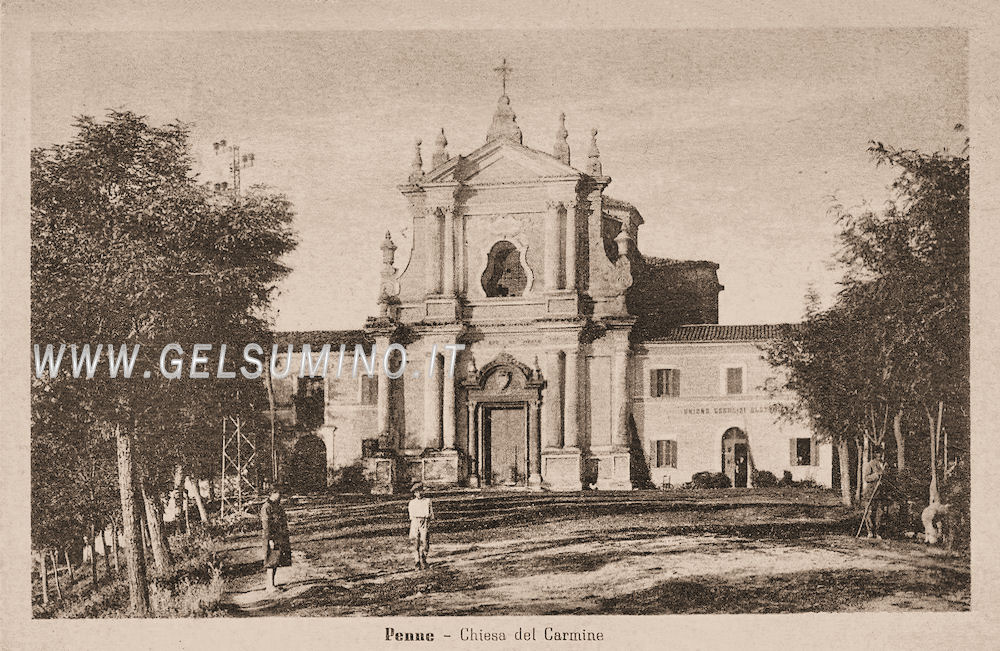 Chiesa del Carmine nel 1947