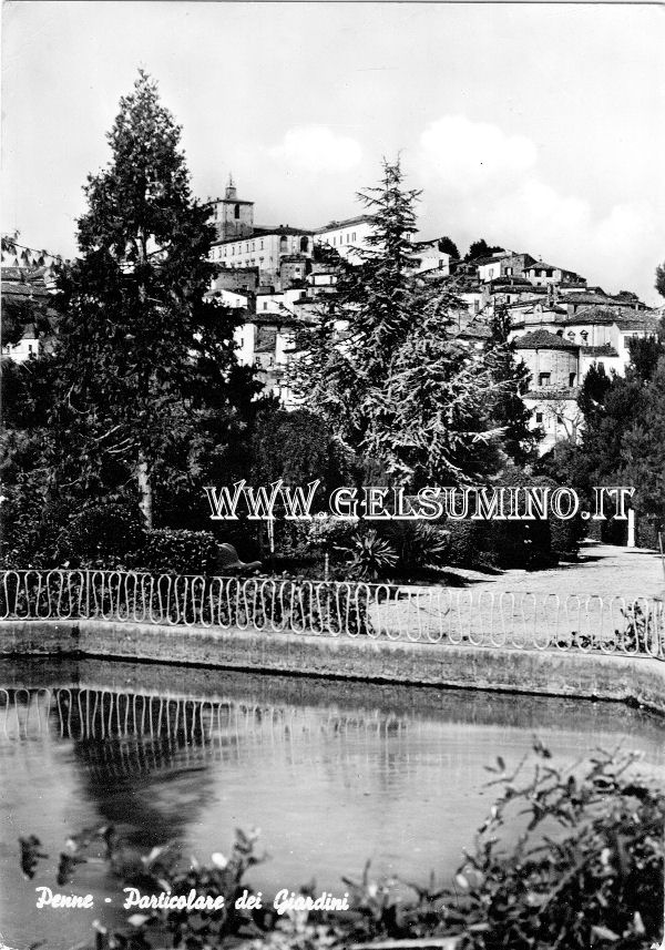 Villa Comunale - Fontana - Cartolina viaggiata 1960