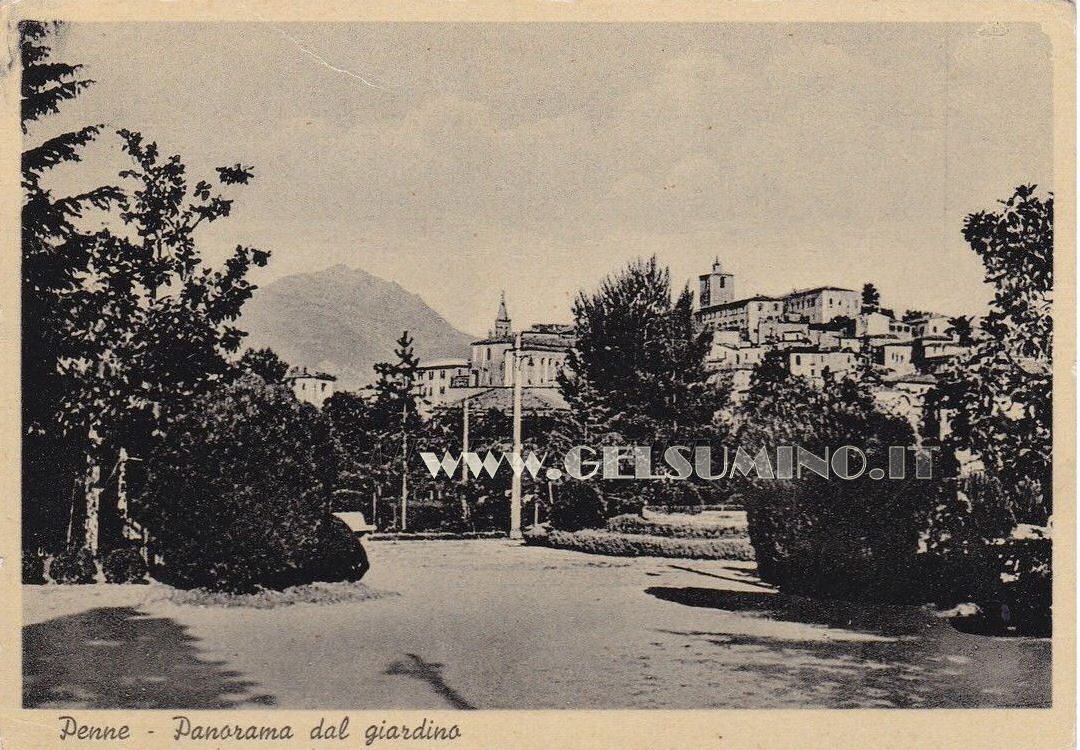 Villa Comunale - Cartolina viaggiata anno 1953