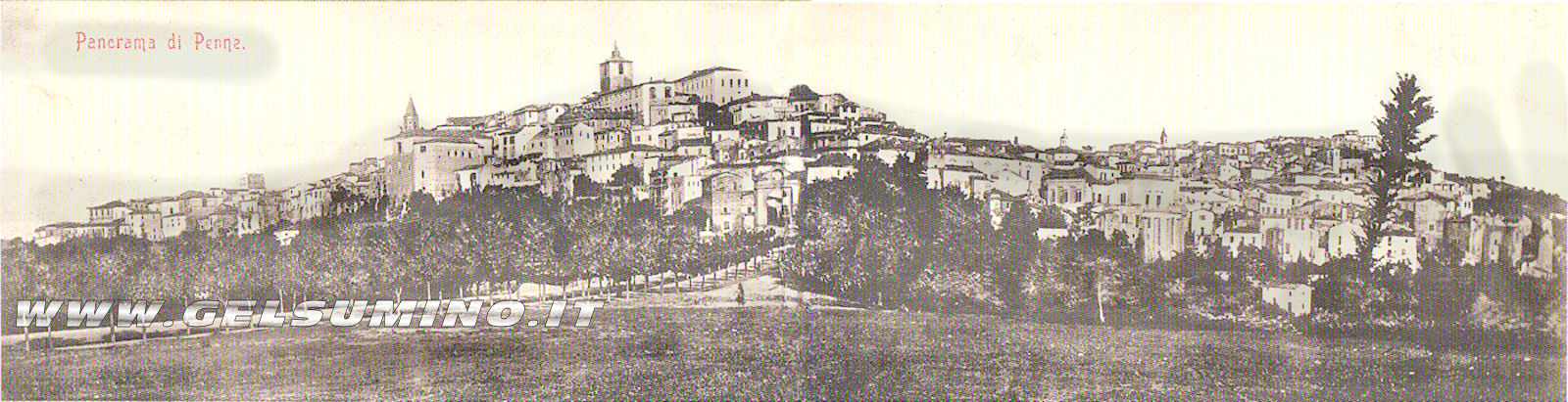 Piano di San Francesco nel 1904