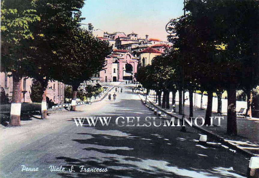 Viale San Francesco anno 1955